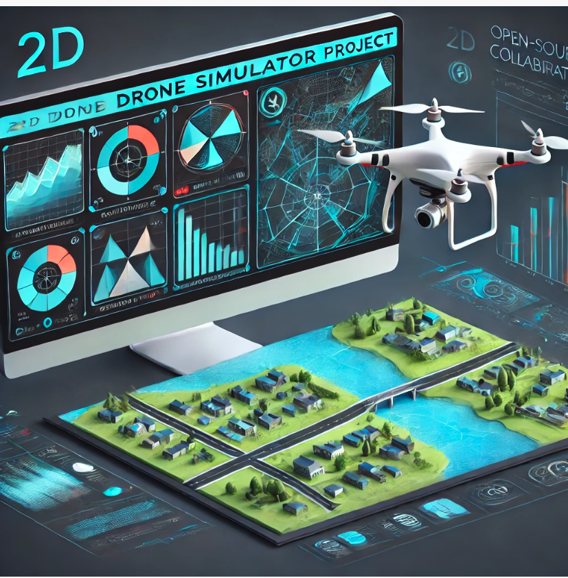 2D Drone Simulation